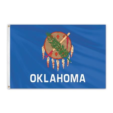 Oklahoma Outdoor Nylon Flag 2'x3'